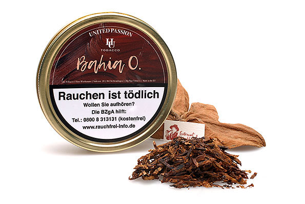 HU-tobacco Bahia O. (Orange) Pipe tobacco 50g Tin